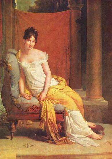 unknow artist Portrat der Madame Recamier oil painting image